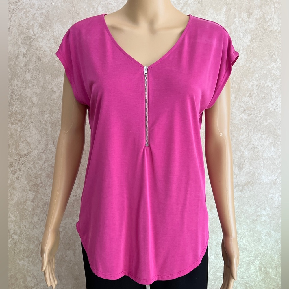 Green envelope las Angeles women’s pink top blouse size s